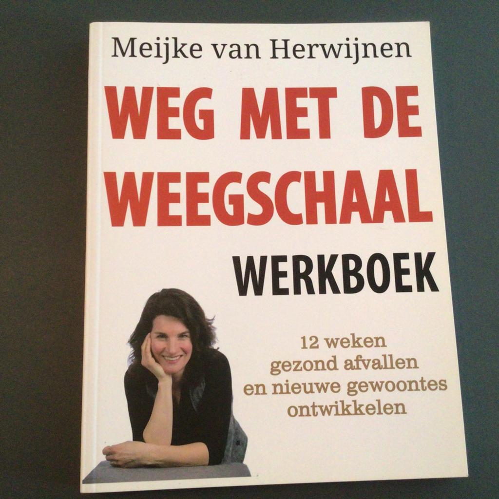 Meijke van Herwijnen - Weg met de Weegschaal Werkboek, Dieet en Voeding, Ophalen of Verzenden, Zo goed als nieuw, Meijke van Herwijnen