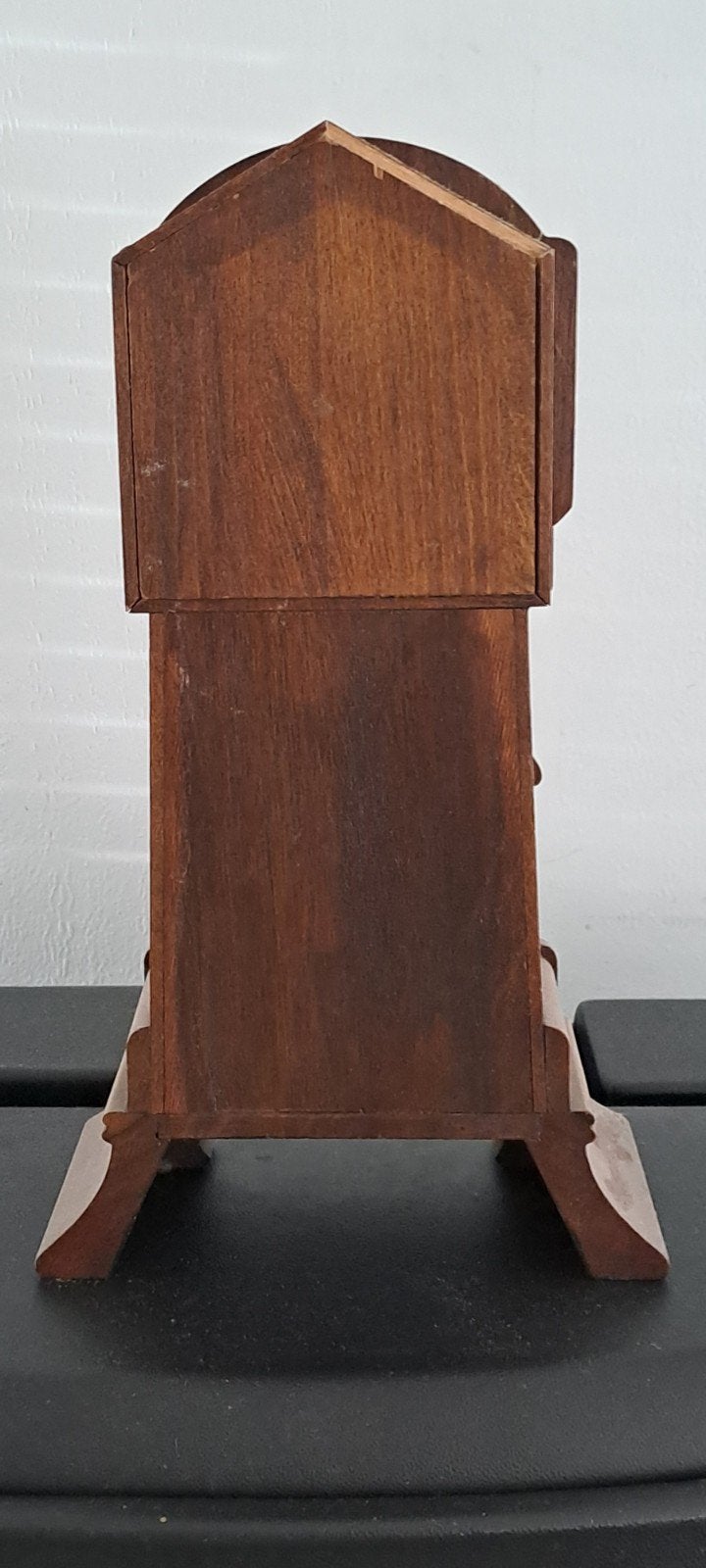 Antieke houten tafelklok met slinger, Antiek en Kunst, Antiek | Klokken, Ophalen
