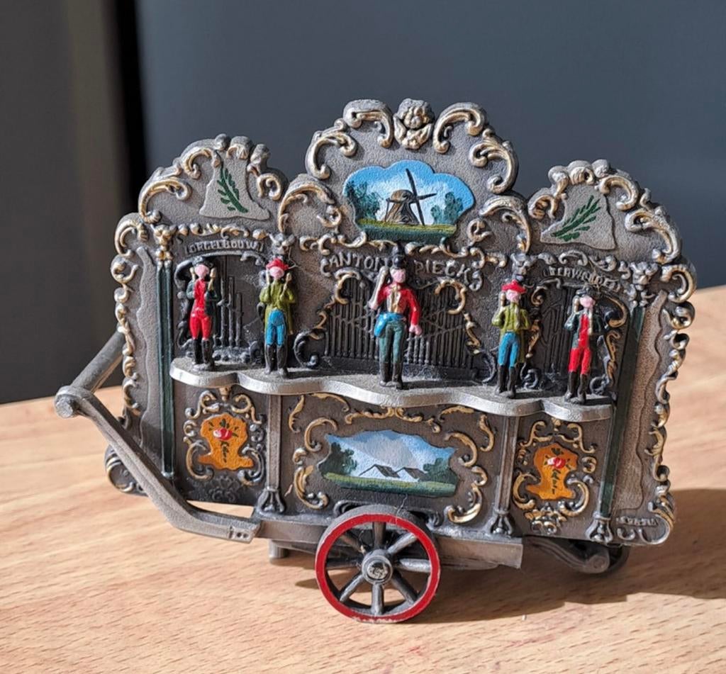 Draaiorgel miniatuur met keurmerk, Verzenden