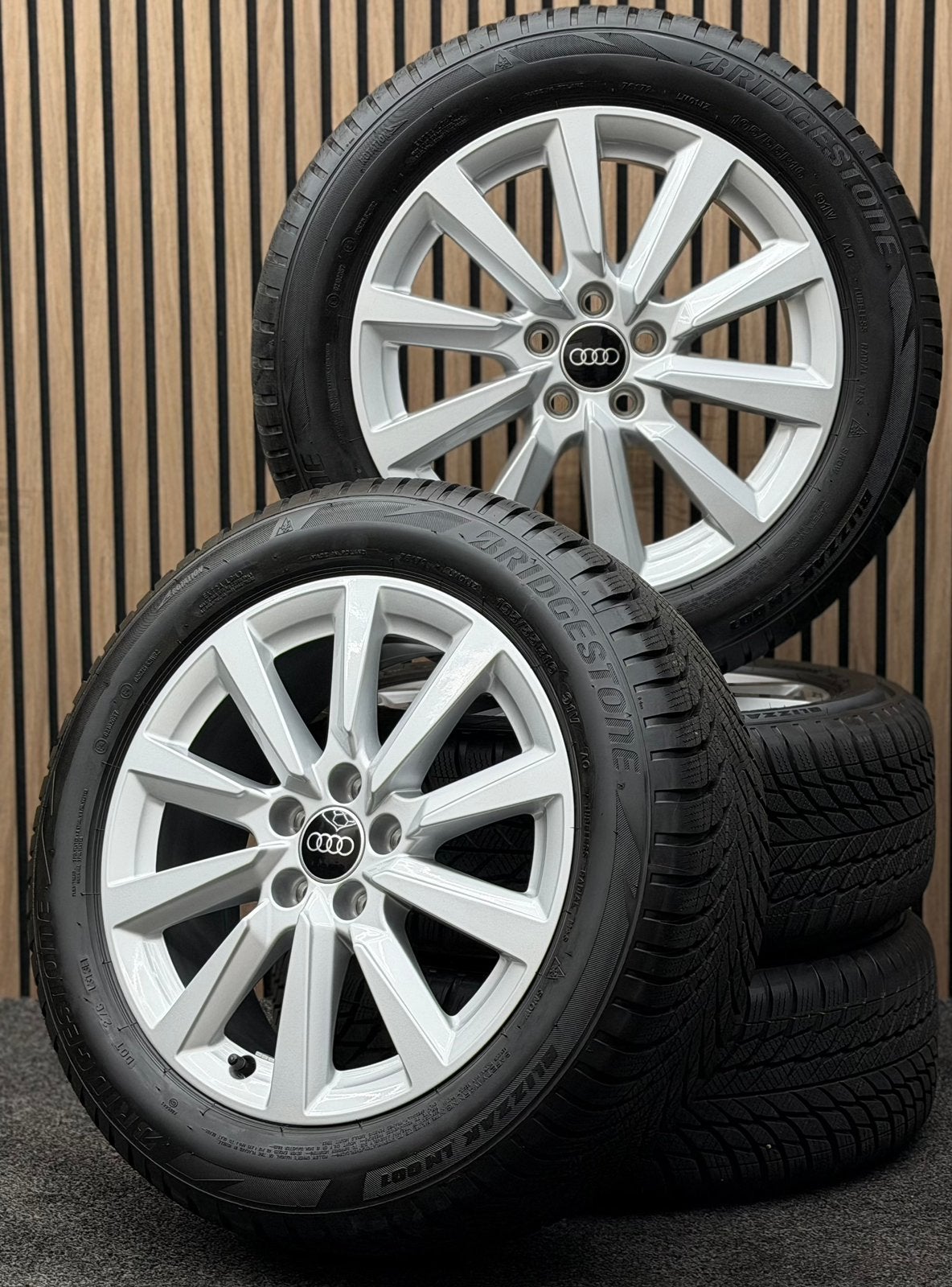 DEMO! Originele 16 inch Audi A1 5x100 ET40 Bridgestone AO, Ophalen, 16 inch, ., Banden en Velgen
