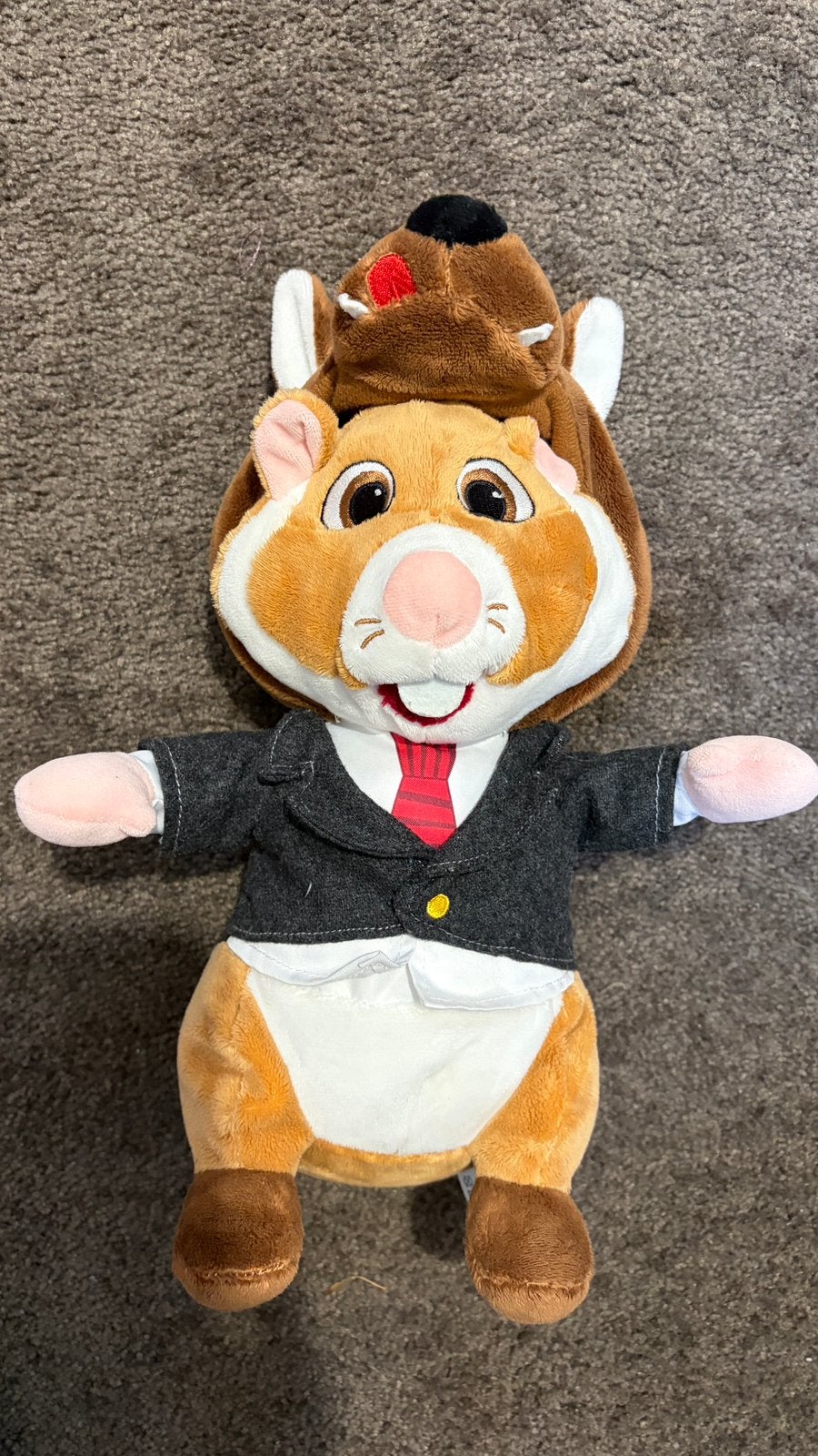 AH Albert Heijn hamster knuffel - wolf efteling, Ophalen of Verzenden, Zo goed als nieuw, Beeldje of Poppetje