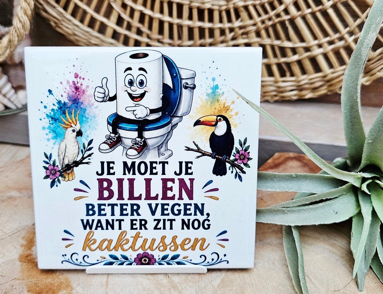 Leuke toilet tegels 10x10 cm - super toevoeging!, Ophalen of Verzenden