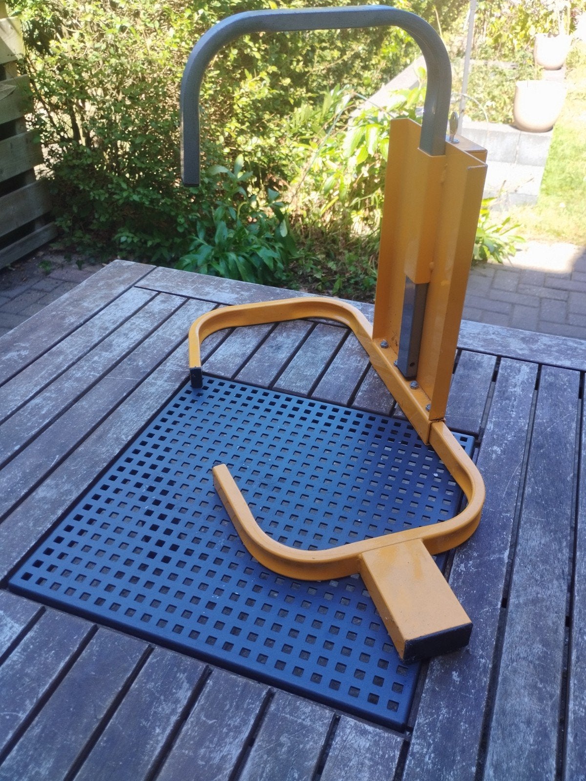 Wielklem - Gele Wielklem voor Voertuigbeveiliging, Ophalen