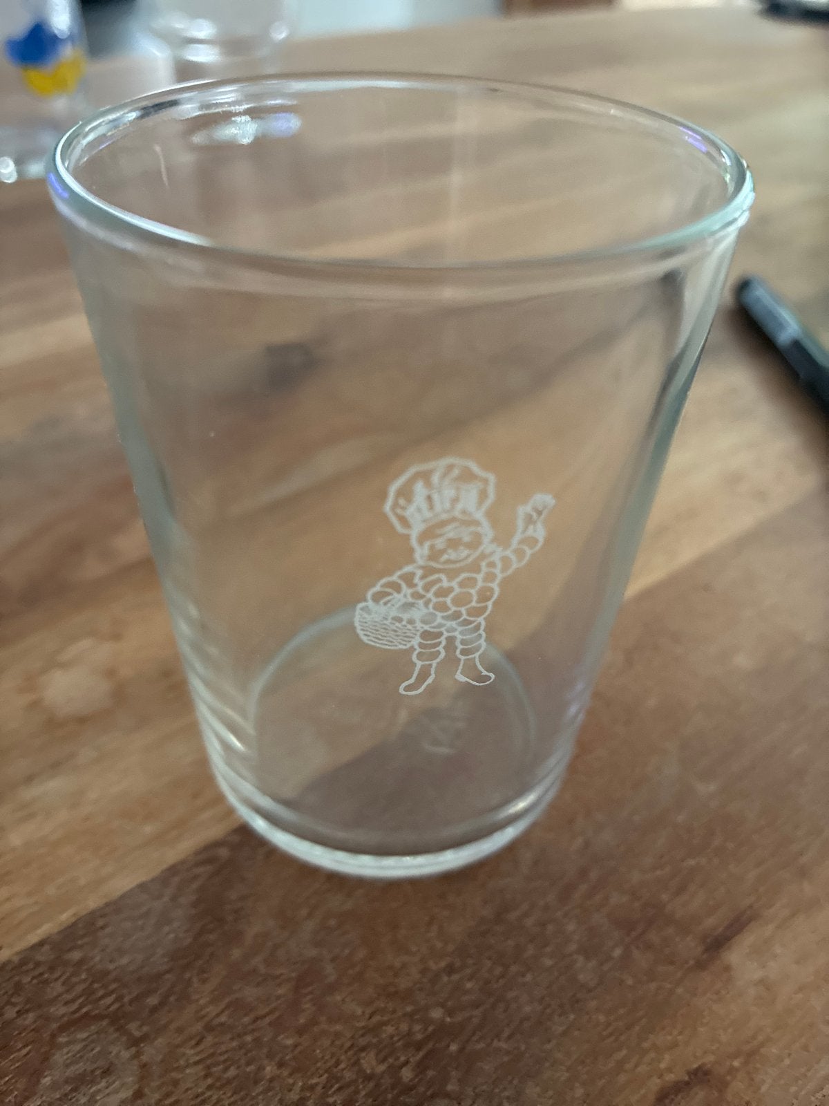 Betuwe Flipje glas - Tweedrank  glas 8cm hoog, Ophalen