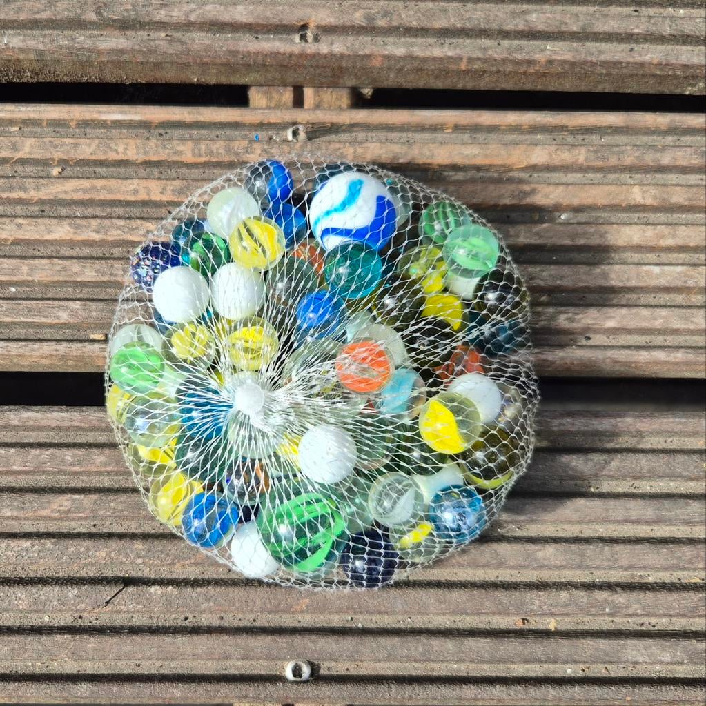 Zak knikkers - diverse kleuren en maten, Ophalen of Verzenden, Nieuw, Jongen of Meisje