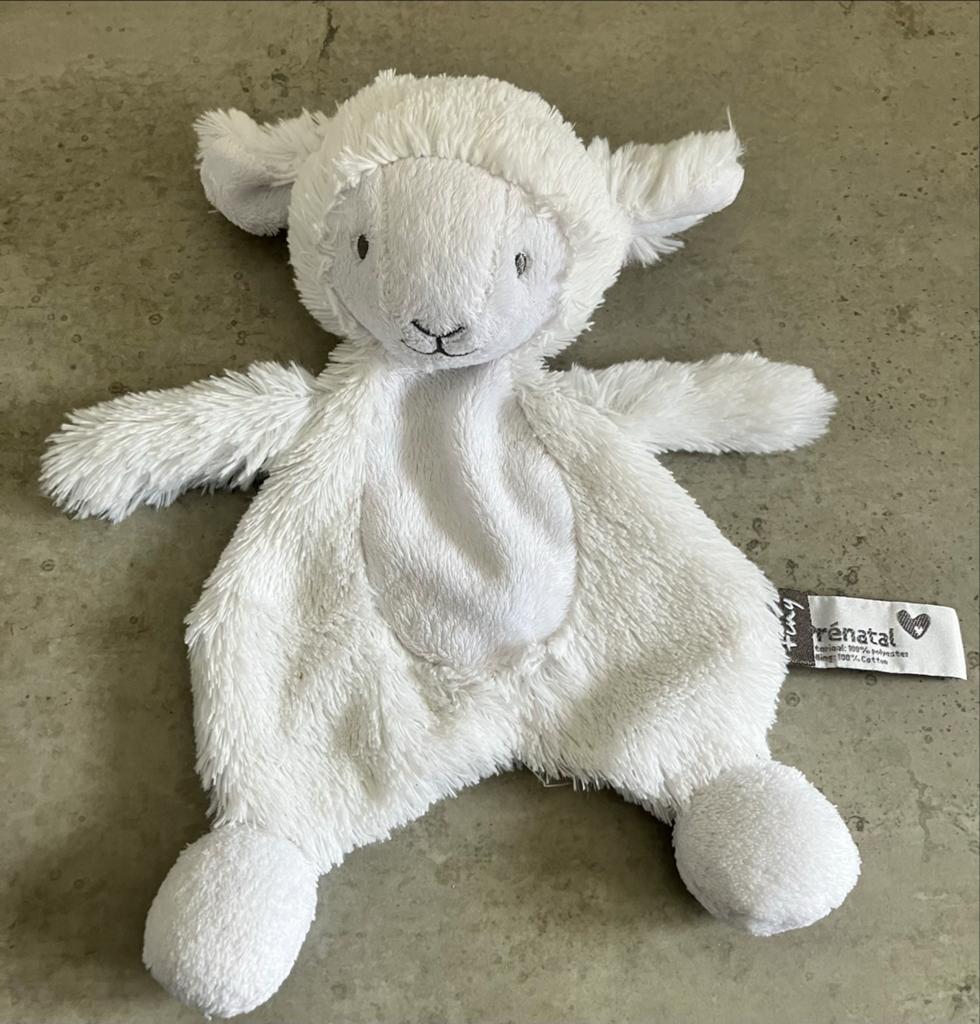 Knuffeldoekje Schaap Prénatal knuffel speendoekje doekje, Kinderen en Baby's, Speelgoed | Knuffels en Pluche, Prénatal, Ophalen of Verzenden