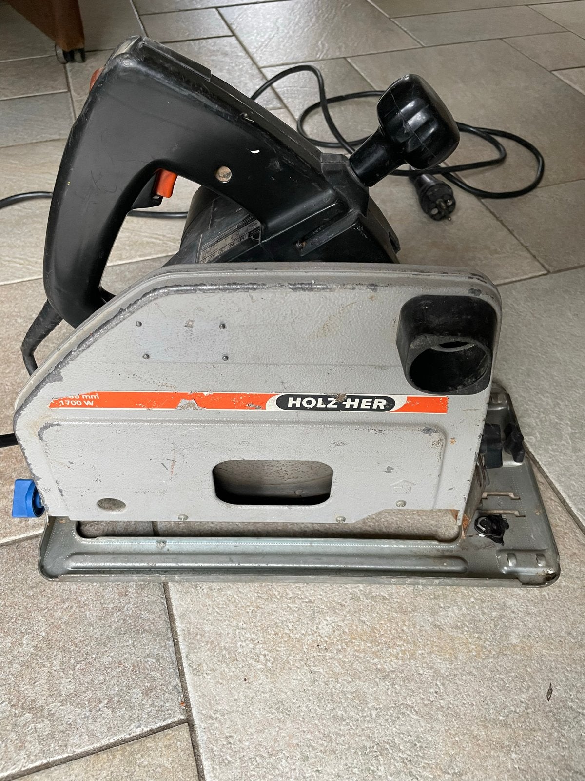 Holz Her Cirkelzaag 1700W - Krachtig en Betrouwbaar, Doe-het-zelf en Verbouw, Ophalen, Gebruikt, Cirkelzaag, 70 mm of meer