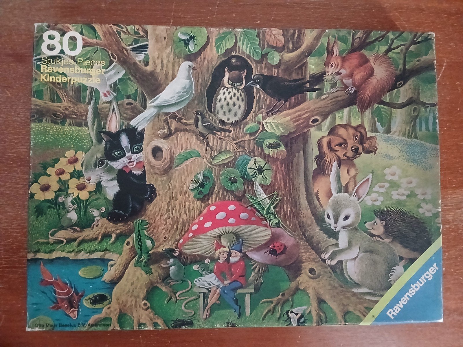vintage kinderpuzzel Pinkeltje, Ophalen of Verzenden