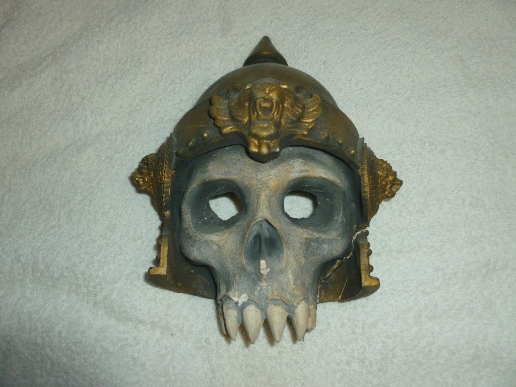 Schedel Skull Doodshoofd Romein. Om aan de muur te hangen., Wandsculptuur, Steen/keramiek, Ophalen of Verzenden, Zo goed als nieuw