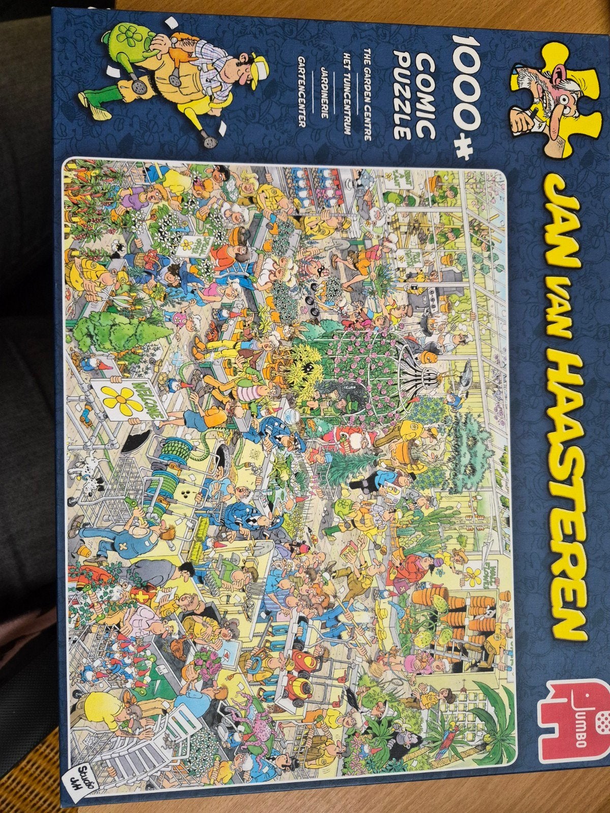 Jan van Haasteren Het Tuincentrum 1000 stukjes, Ophalen of Verzenden, 500 t/m 1500 stukjes, Zo goed als nieuw, Legpuzzel