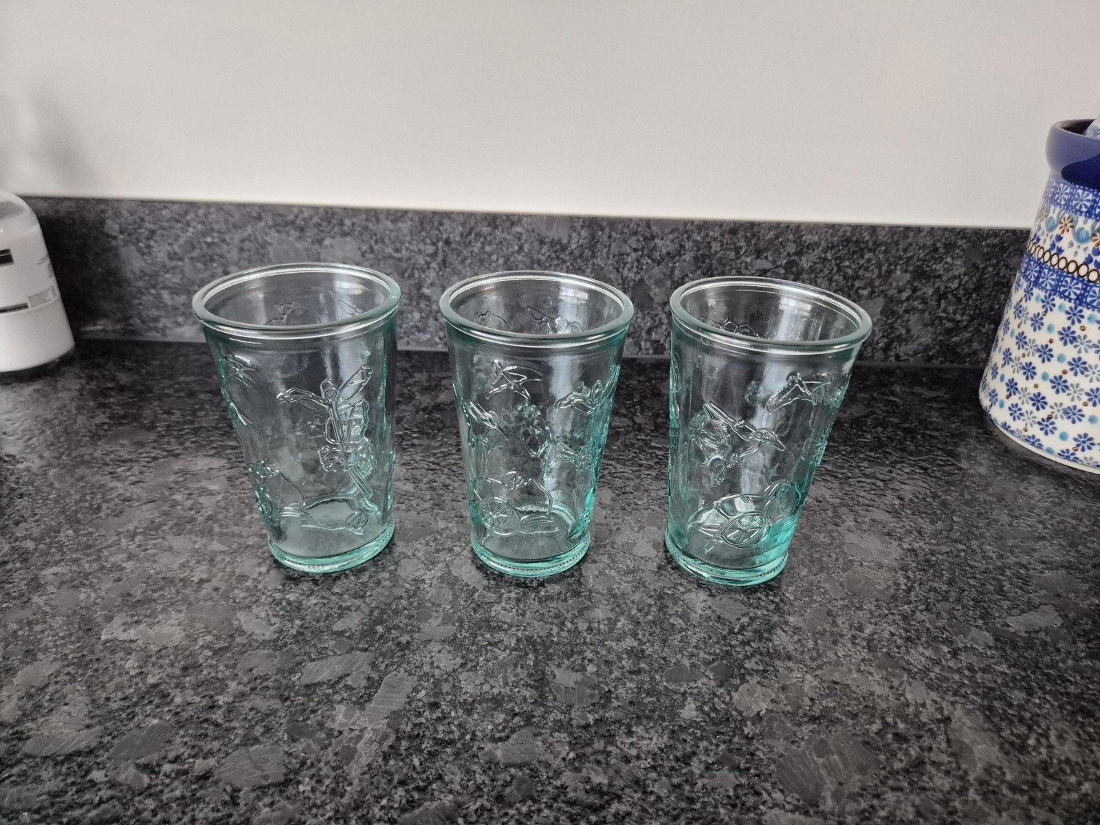 Postcodeloterij Drinkglazen met vogel 3 stuks, Ophalen of Verzenden