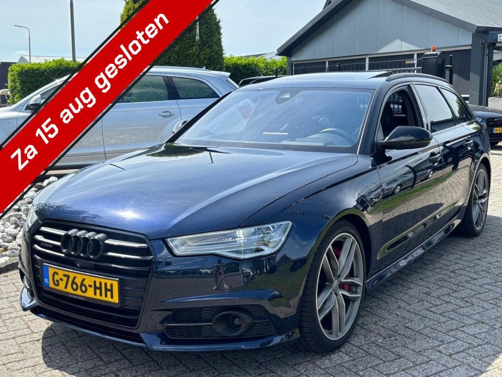 Audi A6 Avant 3.0 TDI BiTurbo Competition 327 PK RS Zetels 2, Auto's, Audi, Automaat, Gebruikt, Euro 6, Blauw
