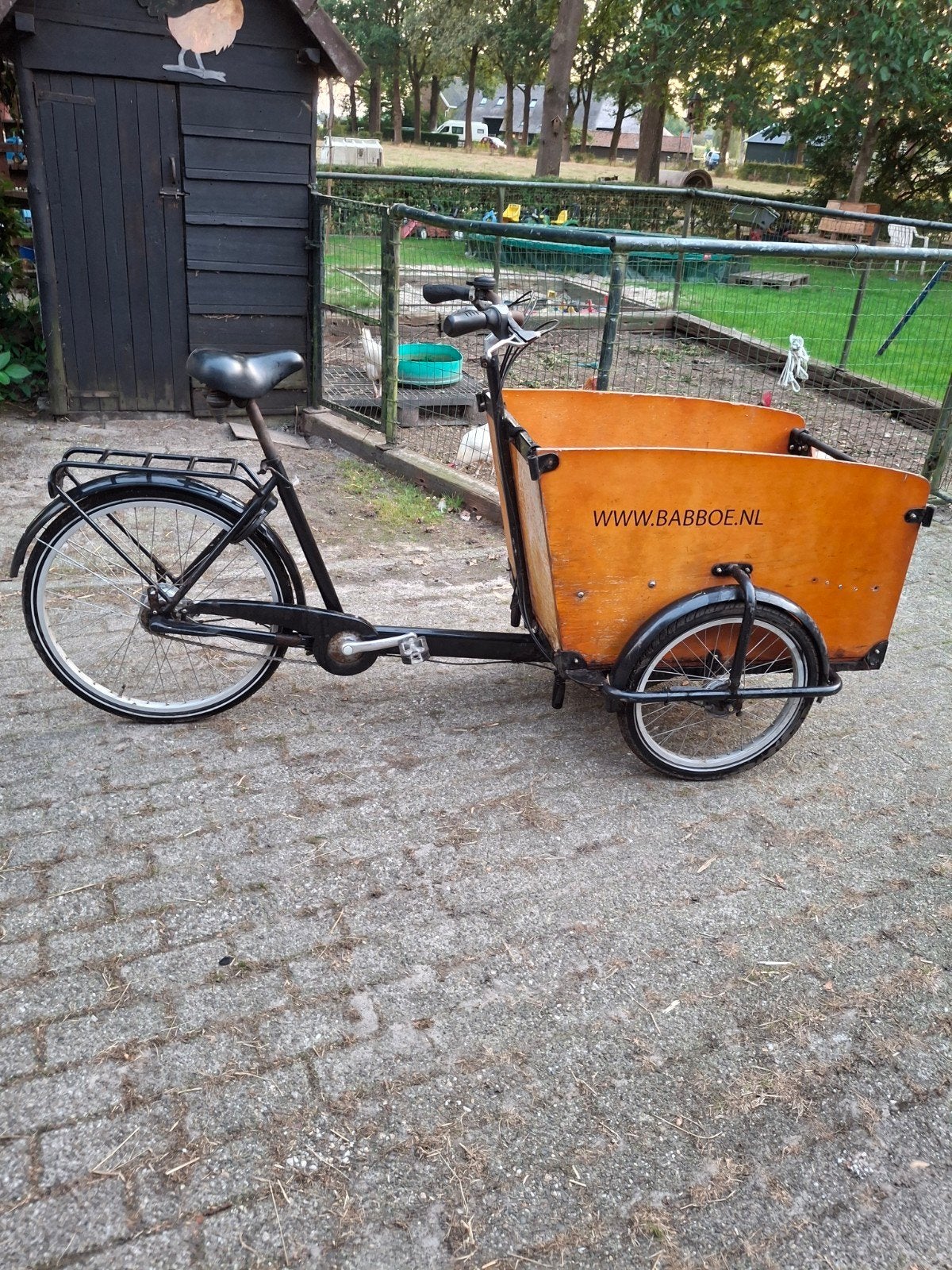 Babboe Big bakfiets - opknapper, Fietsen en Brommers, Fietsen | Bakfietsen, Ophalen, Gebruikt, 2 kinderen, Overige merken
