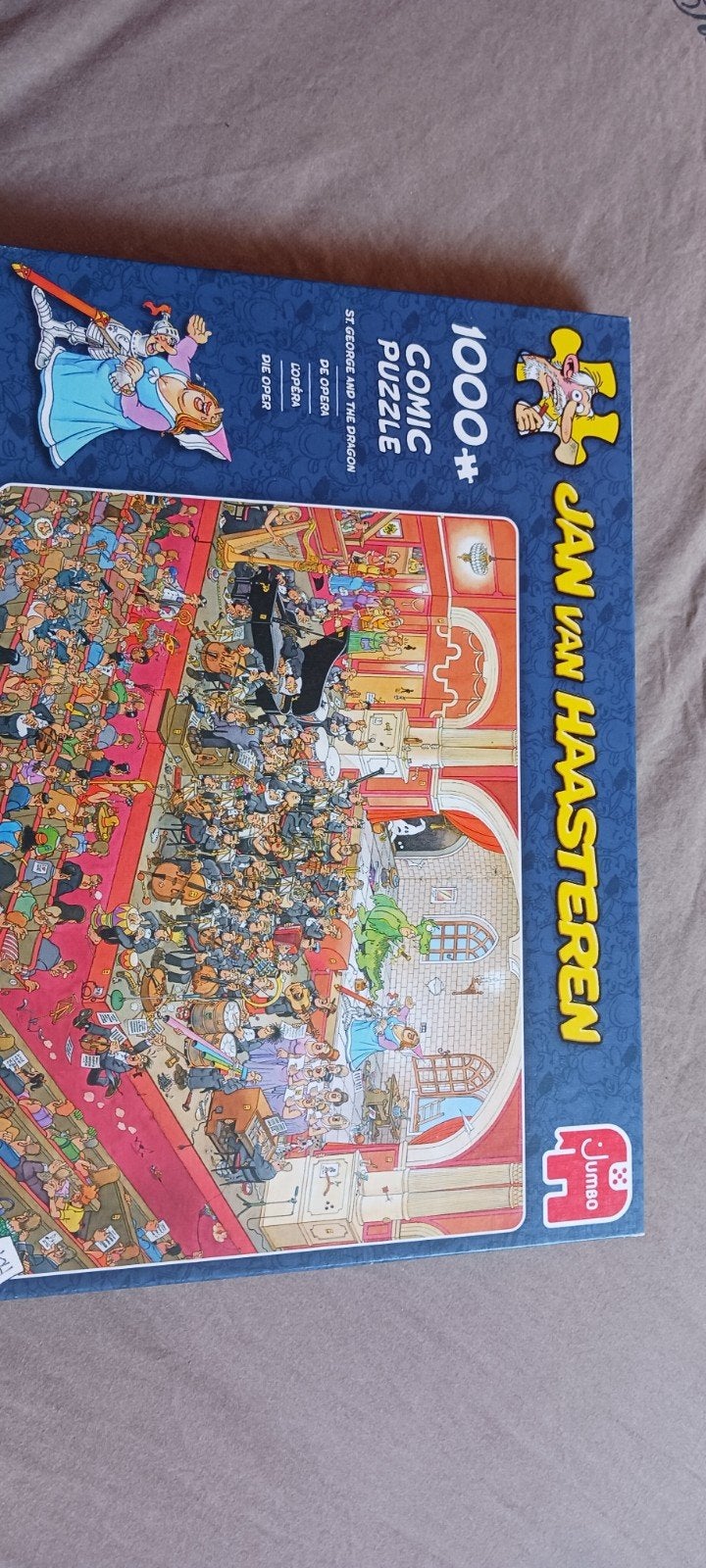 Jan van Haasteren De Opera 1000 stukjes, Ophalen of Verzenden, 500 t/m 1500 stukjes, Zo goed als nieuw, Legpuzzel