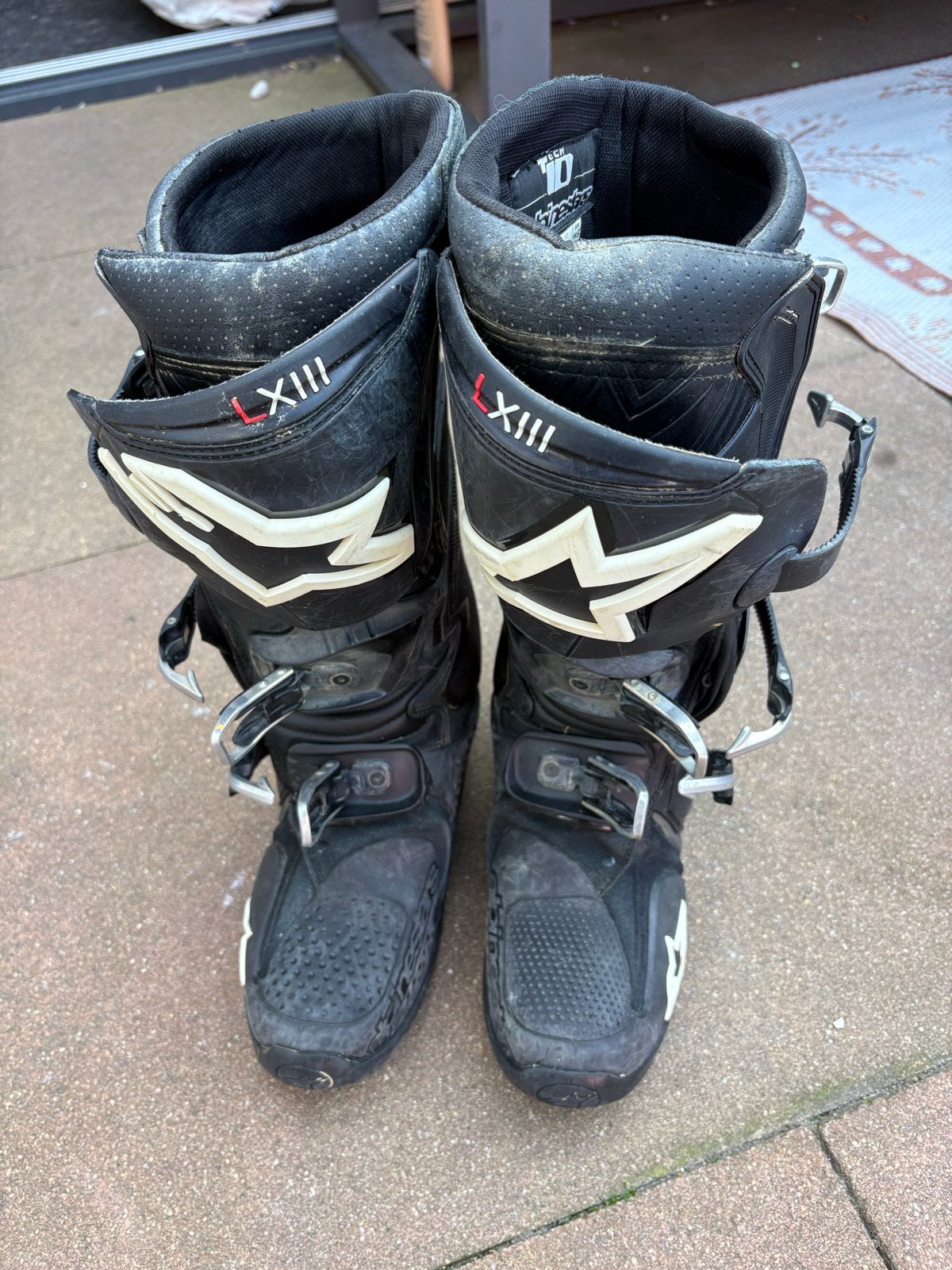 Alpinestars Tech 10 Crosslaarzen Maat 44.5, Motoren, Kleding | Motorkleding, Ophalen of Verzenden, Tweedehands, Heren, Laarzen