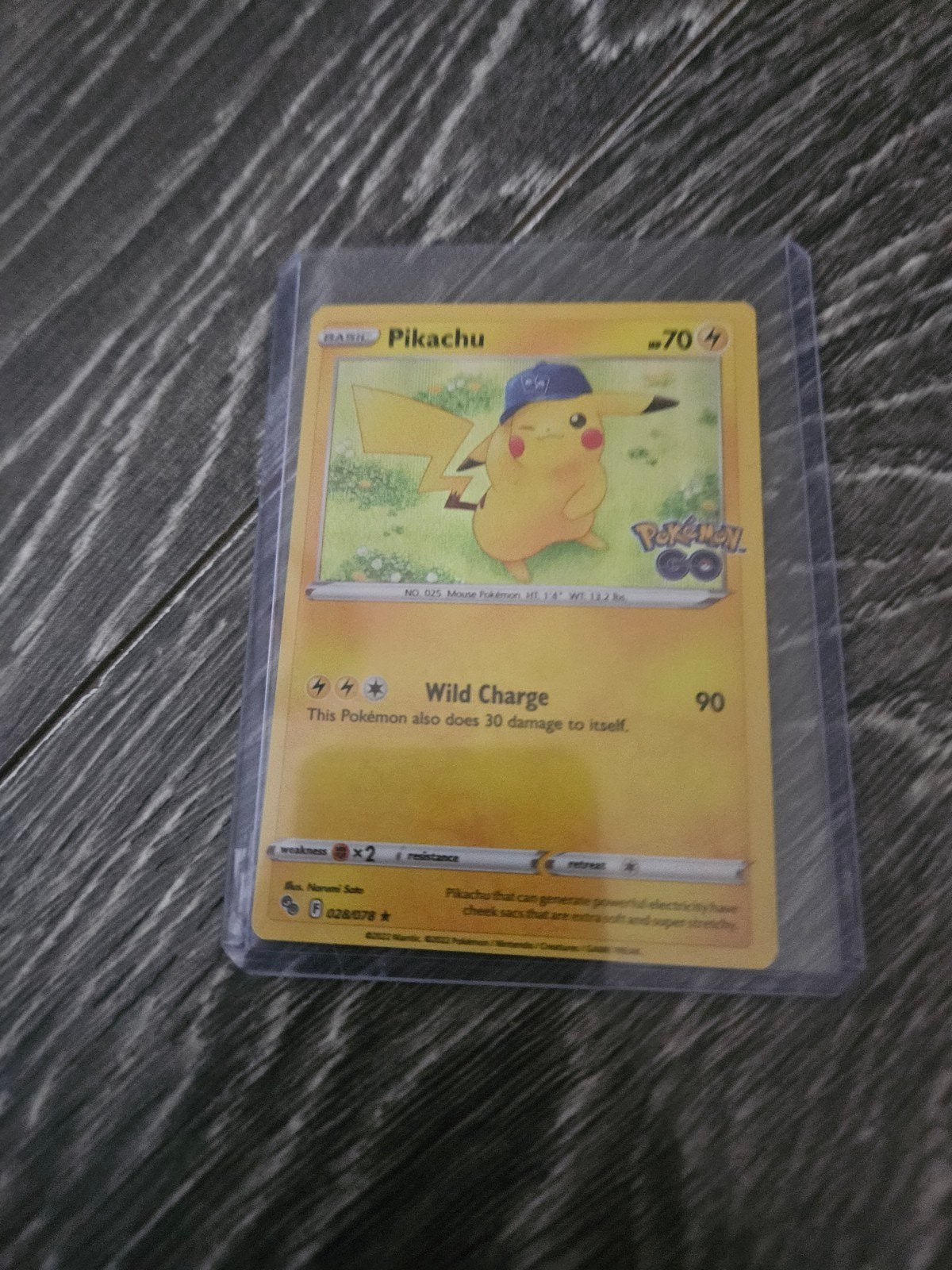 Pikachu pokemon go, Ophalen of Verzenden, Nieuw, Losse kaart, Foil