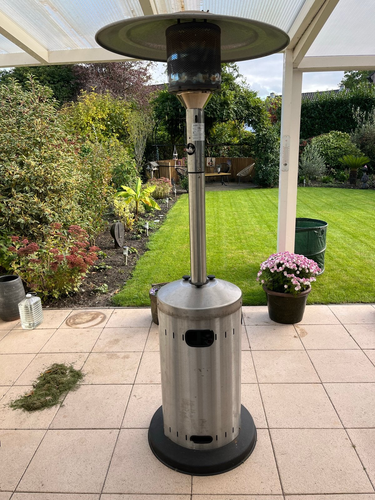 Enders Cosystand Profi Terrasverwarmer met Gasfles, Ophalen, Gebruikt, Waterbestendig, Vloer
