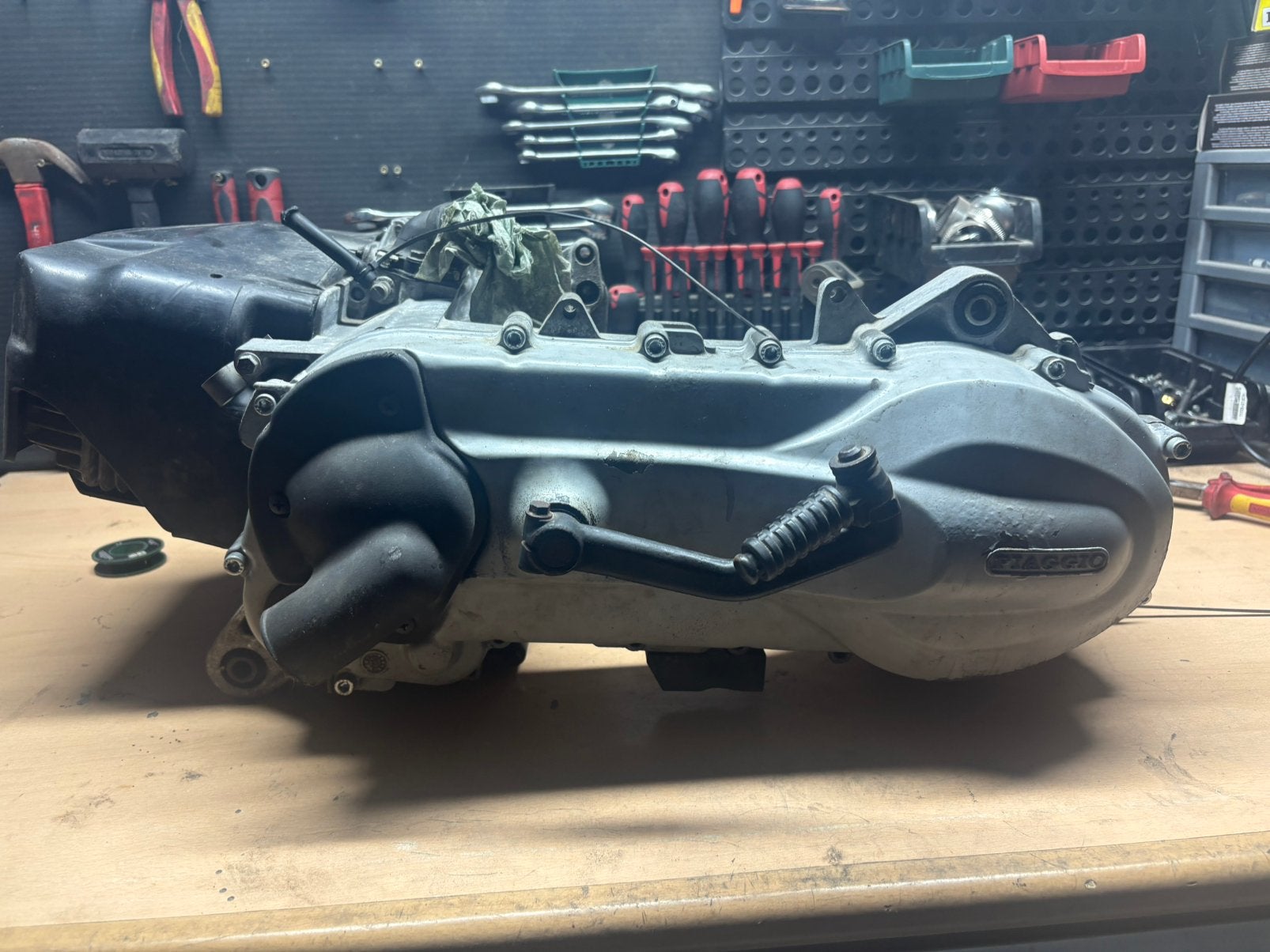 Piaggio typhoon 125cc blok, Ophalen