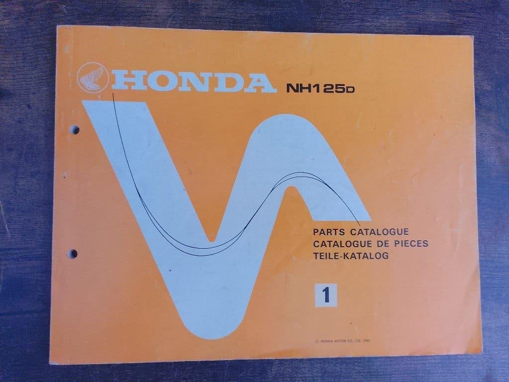 Onderdelen catalogus Honda NH125d  scooter, Verzenden, Honda
