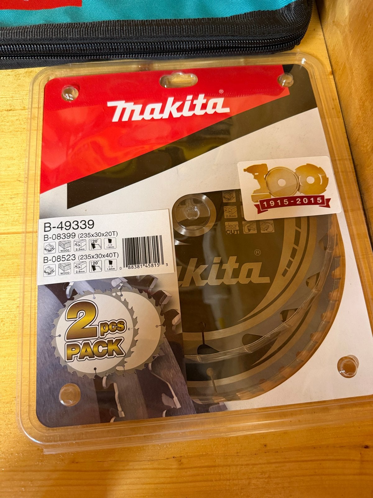 Makita Cirkelzaagbladen 235mm (2 stuks), Ophalen of Verzenden, Nieuw, Cirkelzaag