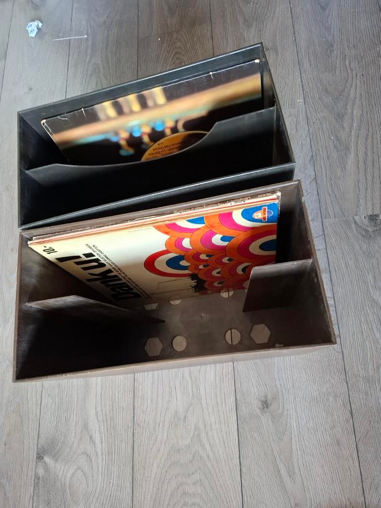 Lp's verzamel bakken 2 stuks, Ophalen, Gebruikt, Overige formaten, Poprock