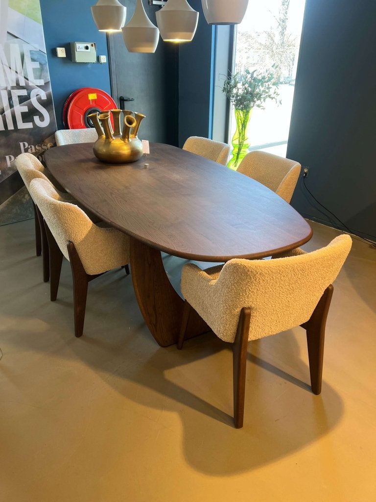 !Nieuw! - Passe Partout - Dining  - eiken - eettafel, Vijf personen of meer, Eikenhouten tafels, Ovaal, Ophalen