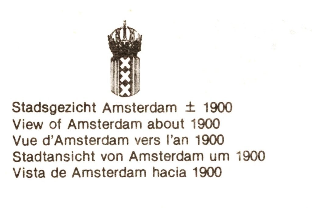 805495	Amsterdam	Vischvrouw	Onbeschreven, Ophalen of Verzenden, 1960 tot 1980, Ongelopen, Noord-Holland