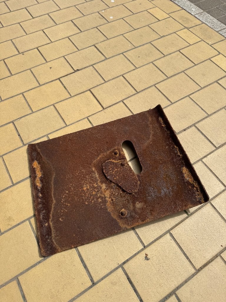 Wo1 Duitse schietplaat uit Ieper, Ophalen of Verzenden, Landmacht, Duitsland