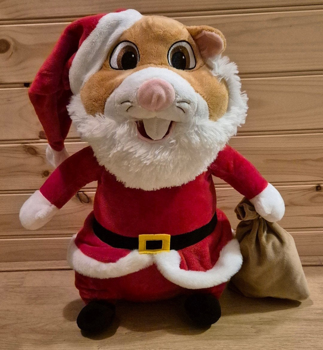 Hamster knuffel Kerst, Ophalen of Verzenden, Zo goed als nieuw