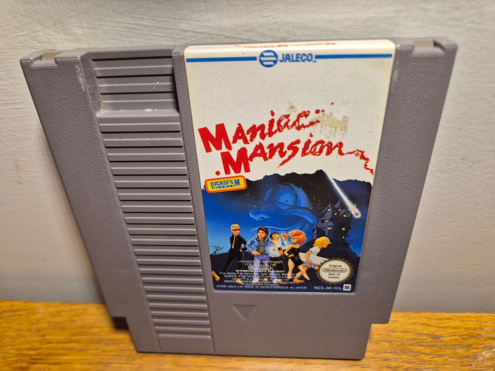 Maniac Mansion (Engelstalig) NES, Avontuur en Actie, 1 speler, Ophalen of Verzenden, Zo goed als nieuw