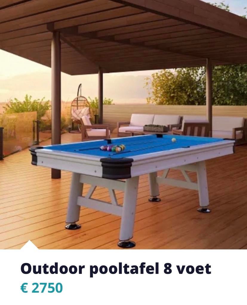 Pooltafels 7 en 8 ft  uitverkoop, Sport en Fitness, Biljarten en Poolen, Nieuw, Pooltafel, Ophalen