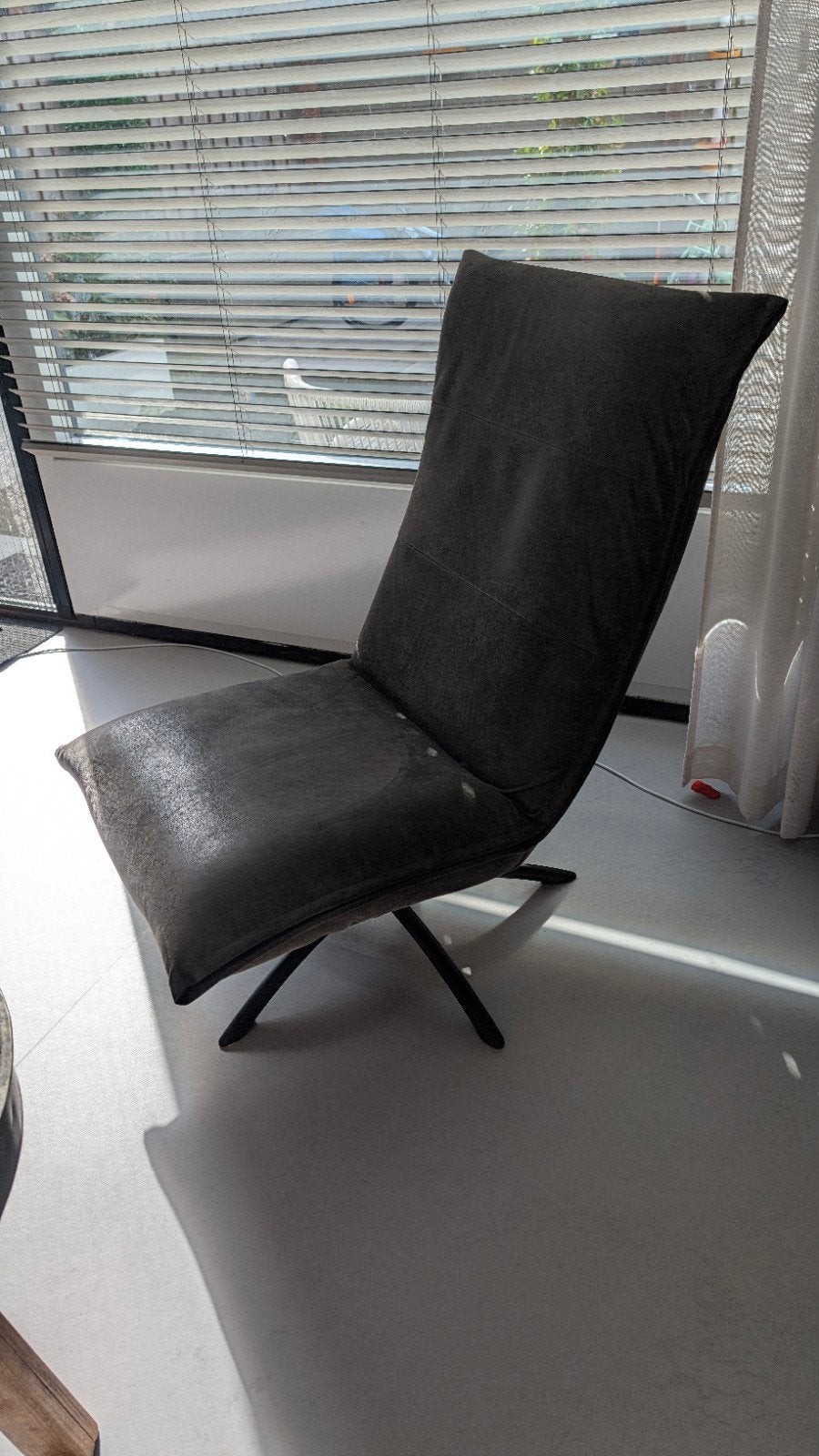 Mooie fauteuil van Goossens zgan, Ophalen, 75 tot 100 cm, Zo goed als nieuw, 50 tot 75 cm