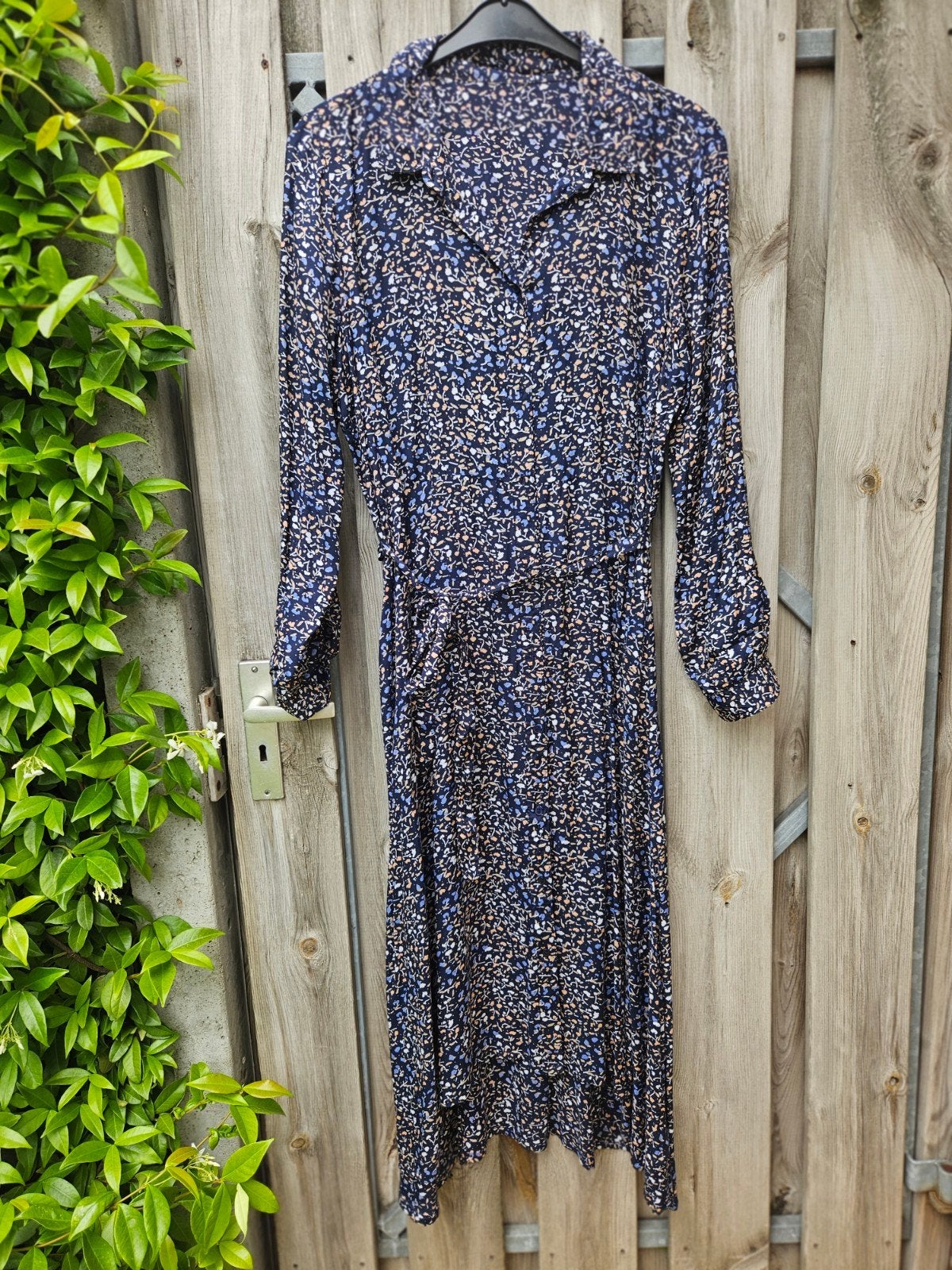 Kaffe KAAline Shirt Dress - Bloemenprint - Maat 44, NIEUW, Blauw, Kaffe, Maat 42/44 (L), Nieuw