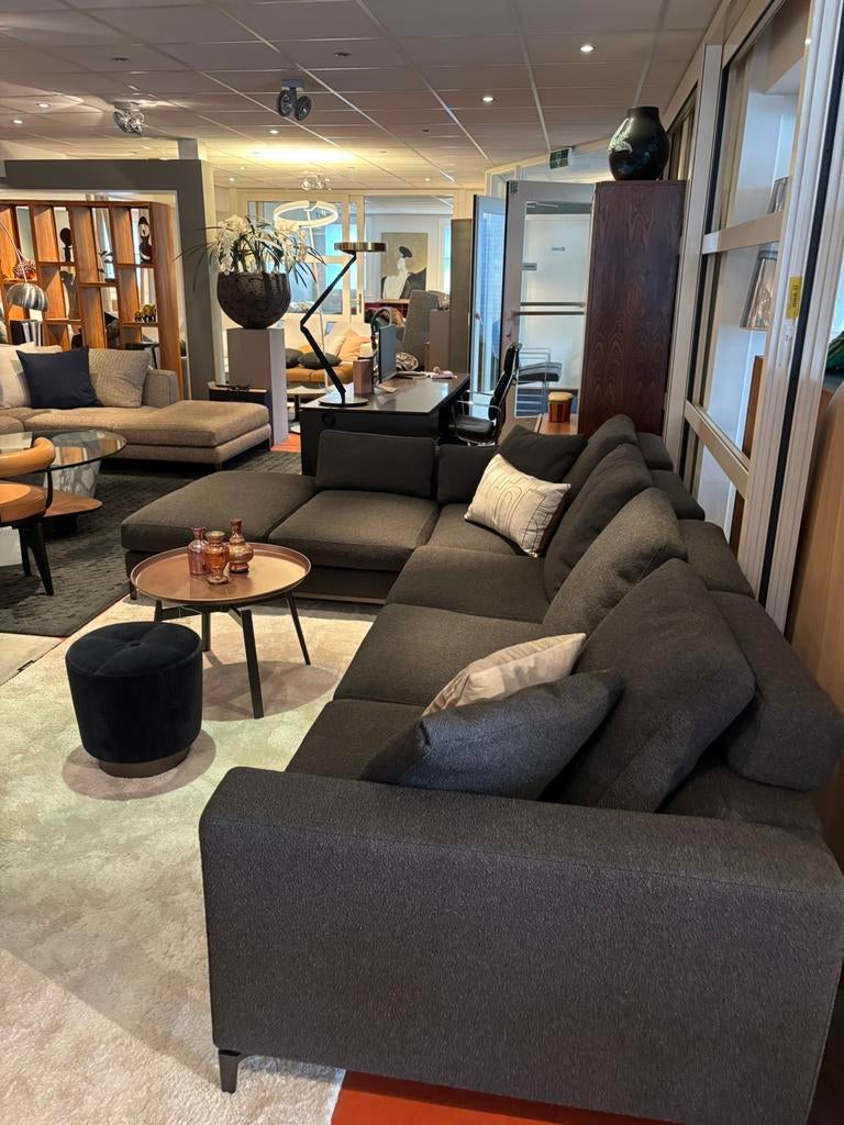 Minotti Andersen hoekbank, Huis en Inrichting, 125 cm of meer, Info@micheldethouars.nl, Minotti, 9723 CA