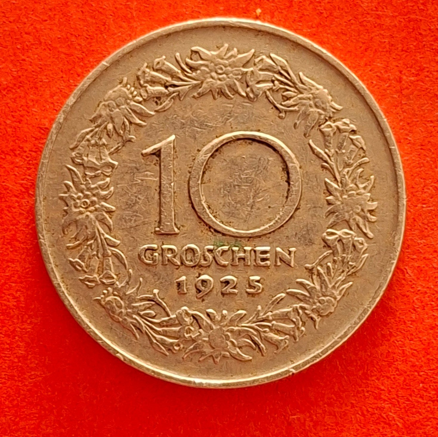 Oostenrijk 10 Groschen 1925 | Eerste Republiek Österreich, Ophalen of Verzenden, Oostenrijk, Losse munt