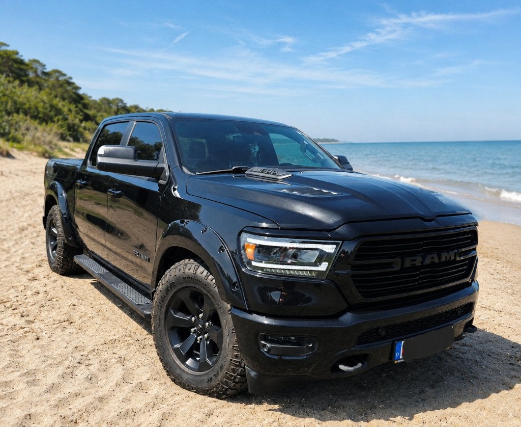 REBEL VOLLOPTION 5,7 HEMI /AIRMATIC/ OFFROAD, Auto's, Automaat, 5654 cc, Zwart, Leder