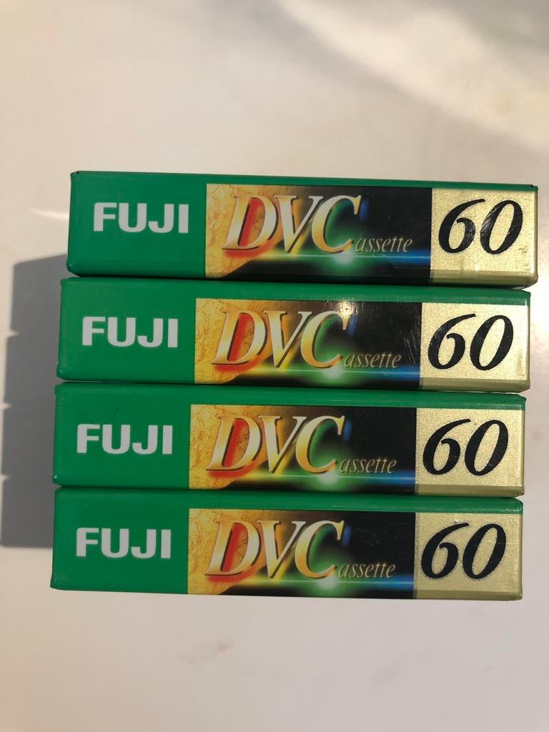 4x FUJI - DVC 60 cassettebandjes - Nieuw in verpakking, 2 t/m 25 bandjes, Overige genres, Ophalen of Verzenden, Nieuw in verpakking