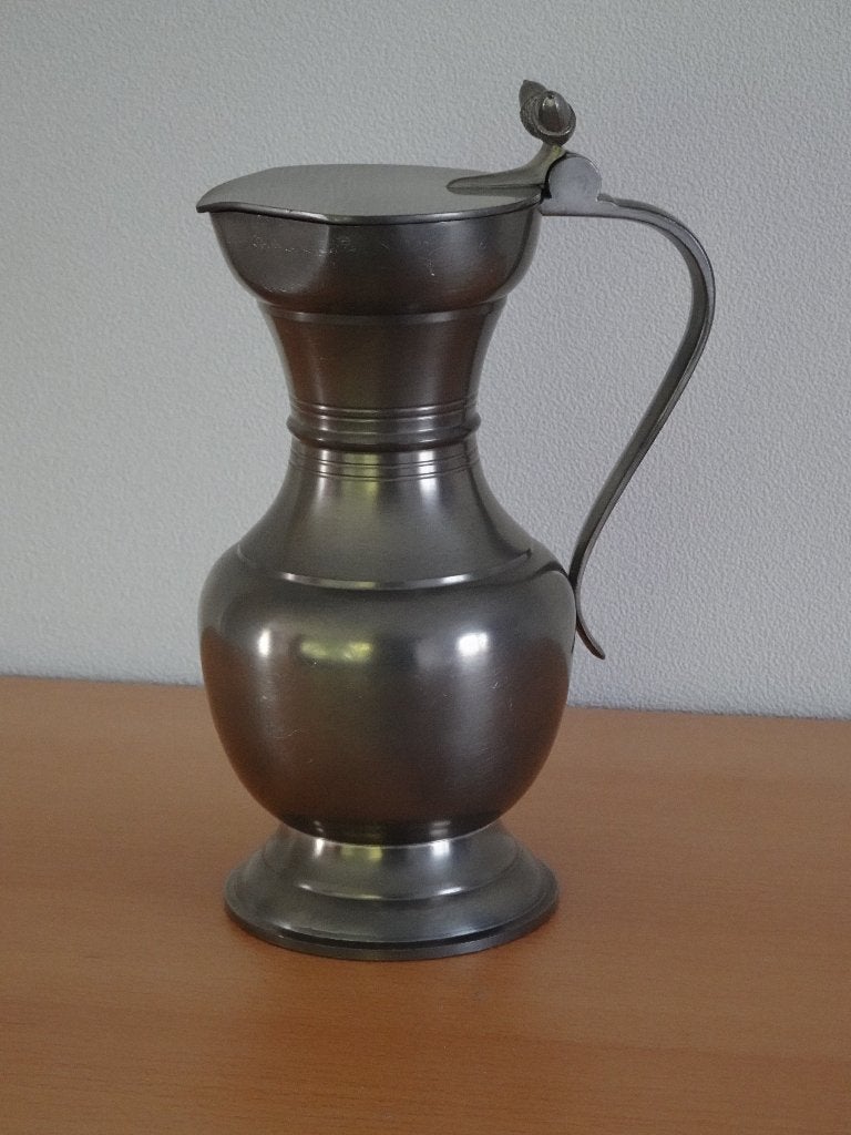 Tinnen kan eikeltjeskan tin 20 cm vintage Kurz Tiel, Antiek en Kunst, Ophalen