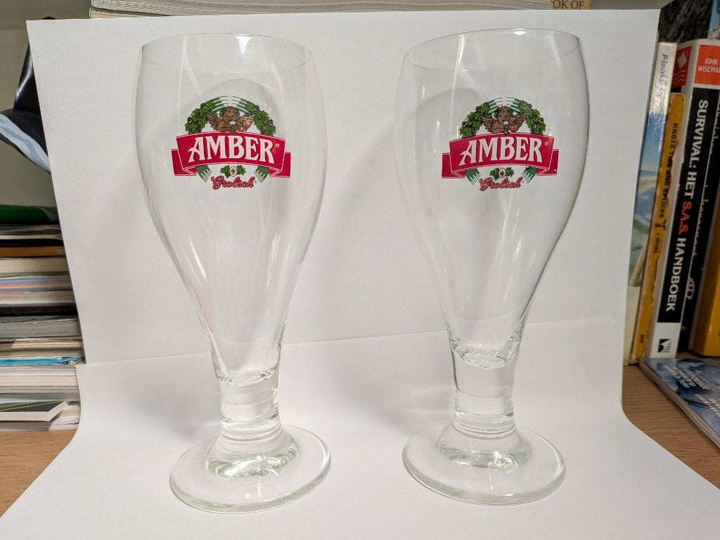 Diverse (bier)glazen, glazen potje en grote glazen pot, Ophalen, Zo goed als nieuw, Overige typen