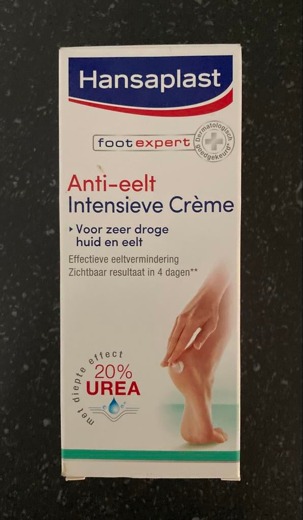 Hansaplast Anti-eelt Intensieve Crème - 20% Urea, Ophalen of Verzenden, Nieuw, Bodylotion, Crème of Olie