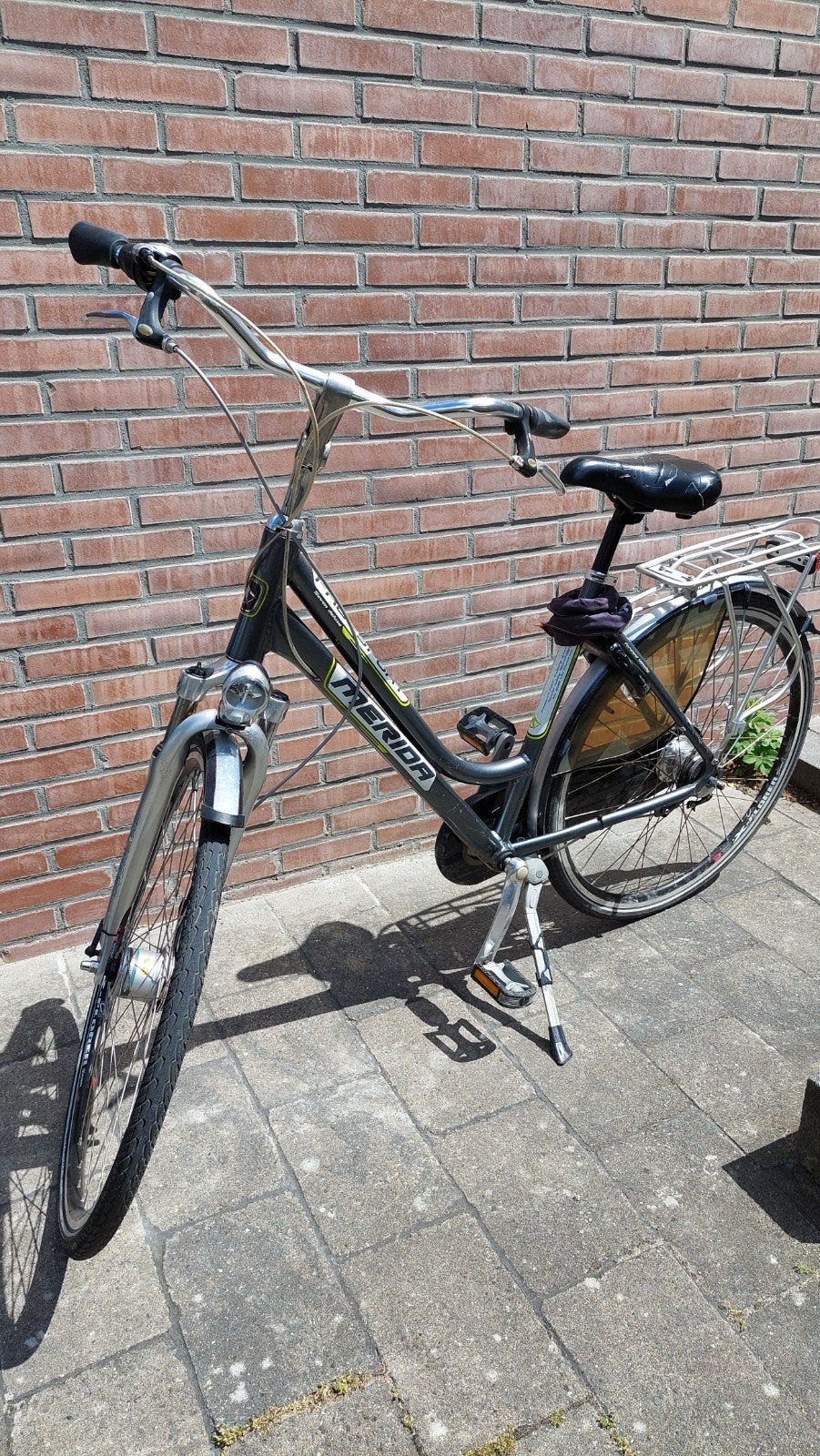 Merida Freesport Damesfiets - 7 versnellingen, recent onderh, Overige merken, Gebruikt, Velgrem, Versnellingen
