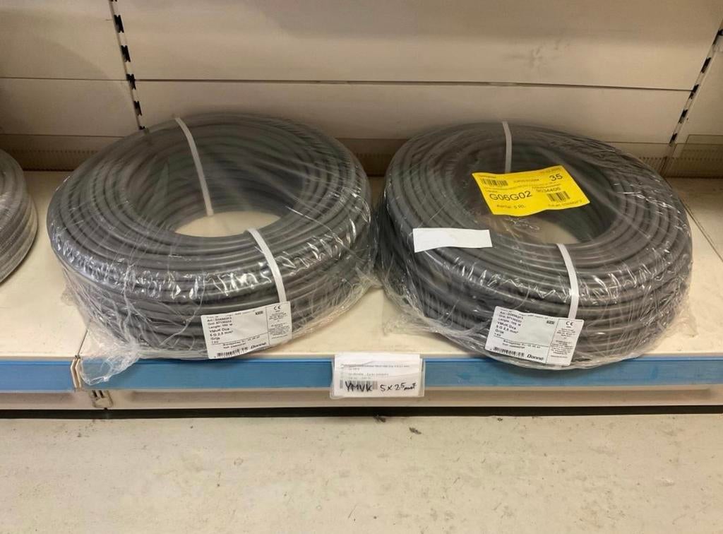 Donné YMvK Dca 5 G 2,5 mm2 100 meter, Ophalen, Nieuw, Kabel of Snoer