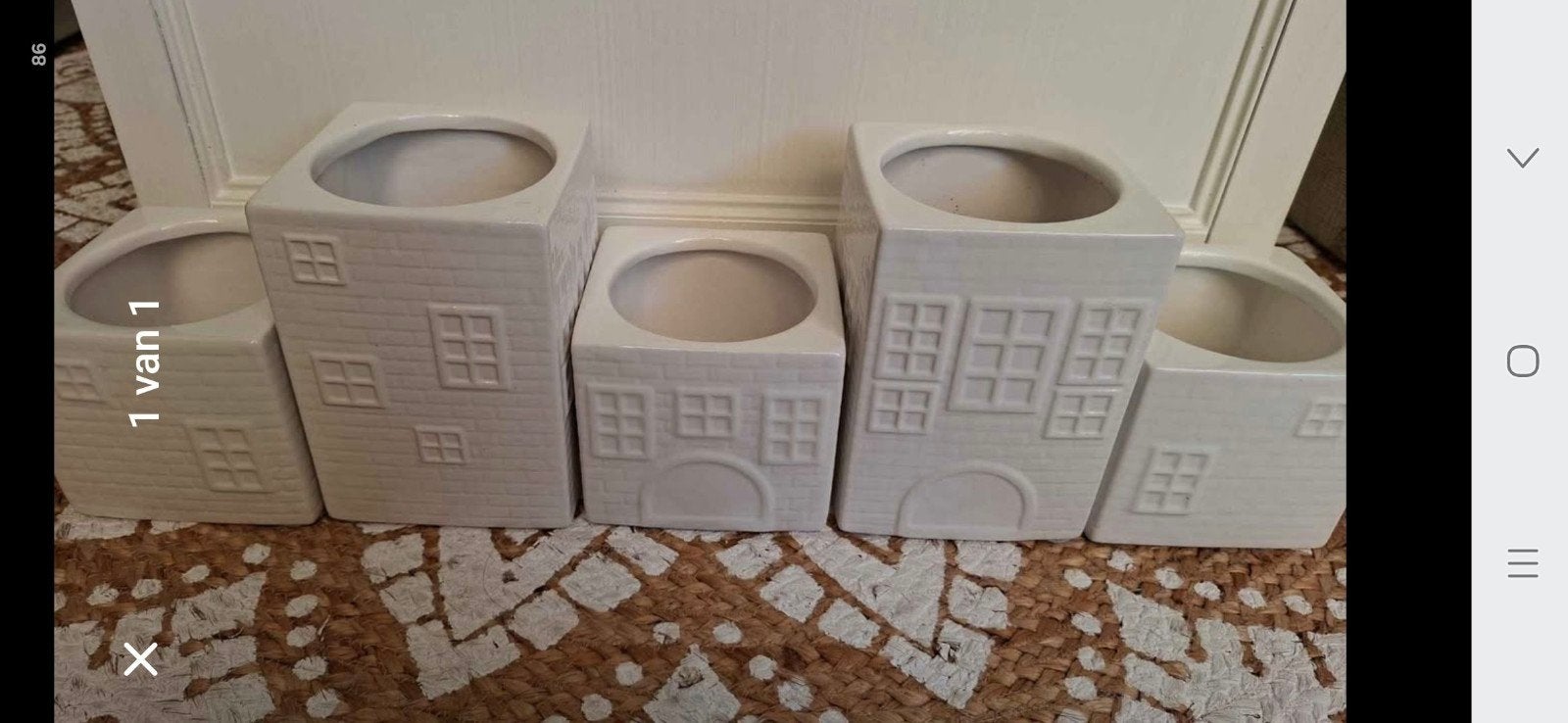 5 riviera maison bloempotten!, Ophalen, Zo goed als nieuw
