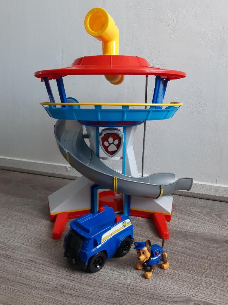 Paw patrol uitkijktoren, Kinderen en Baby's, Speelgoed | Actiefiguren, Ophalen, Zo goed als nieuw