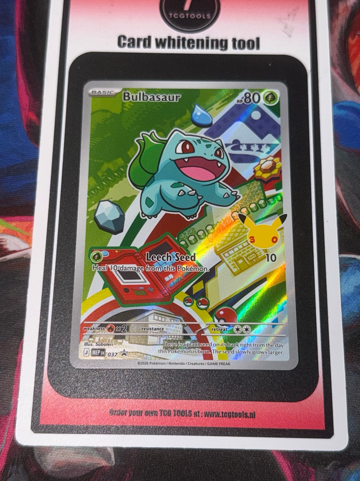 Bulbasaur MEP #037 Promo First Partner Illustration Box, Ophalen