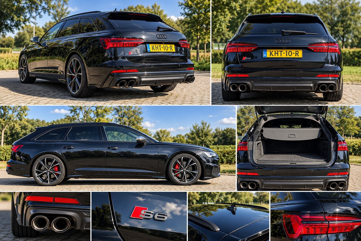 Audi A6 55 TSFI-e Competition (volledig S6 uitgevoerd), Auto's, Automaat, Zwart, 4 cilinders, Zwart