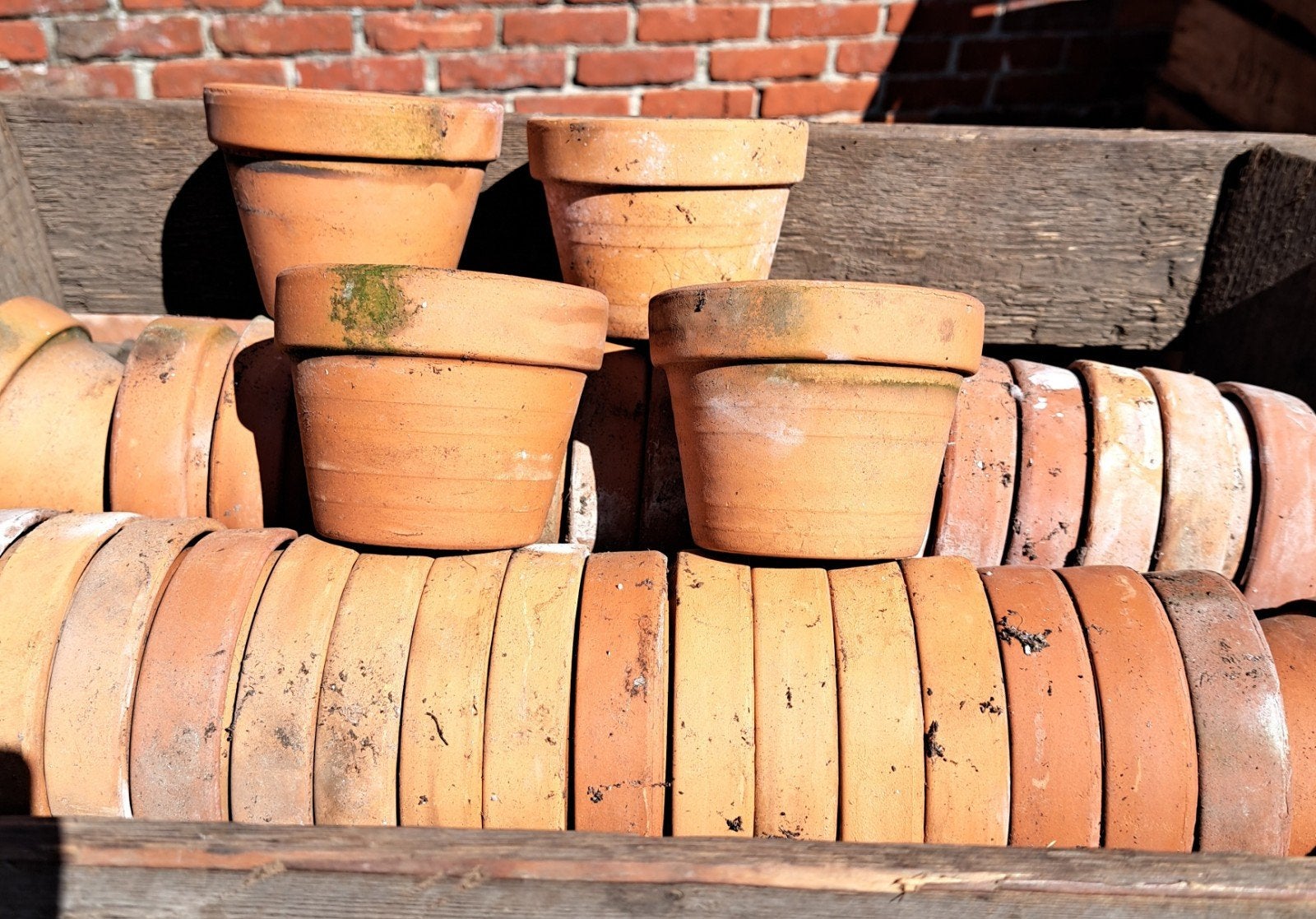 pot potten oude stenen potjes decoratie, Ophalen
