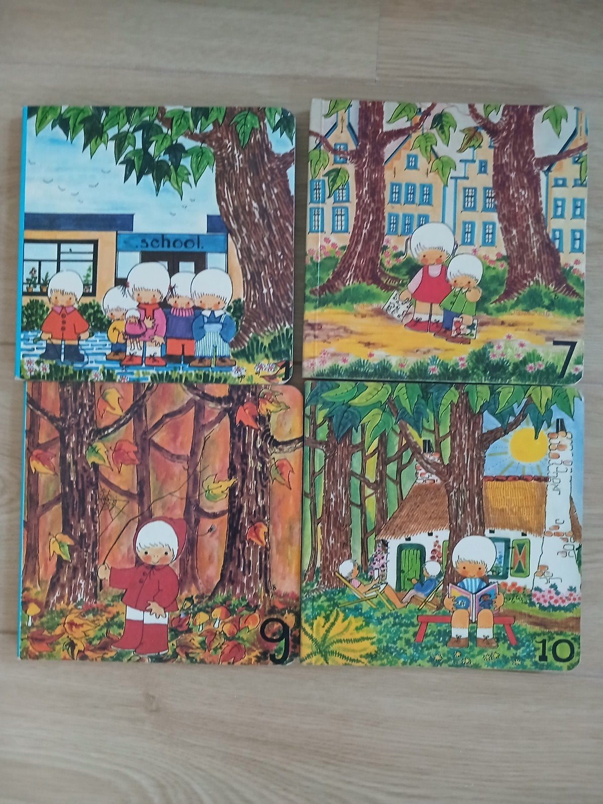 Botjes boekjes 4 stuks - School, Thuis, Herfst, Zon, Boeken, Ophalen, Zo goed als nieuw, Annie M.G. Schmidt, 2 tot 3 jaar