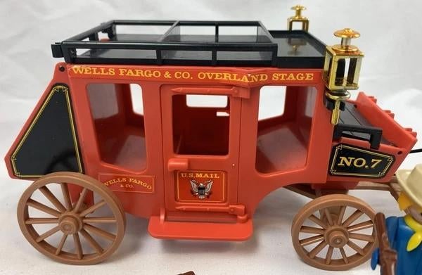 Playmobil 3245 Postkoets Wells Fargo Klicky Vintage 1977, Coolsingel 104, 3011 AG Rotterdam, Netherlands, Verzenden, Zo goed als nieuw