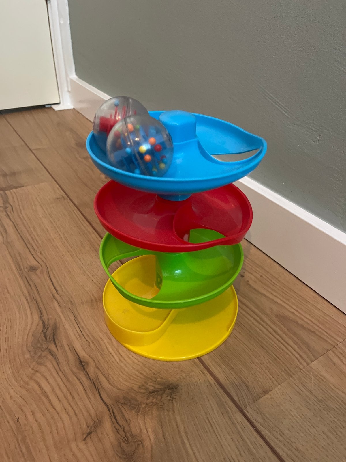 Kleurrijke ballenbaan met rammelballen, Ophalen, Gebruikt, Overige typen, Met geluid